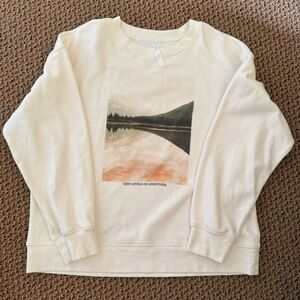 cream sweatshirt
